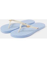 Accessorize - Stripe Starfish Flip Flops - Lyst