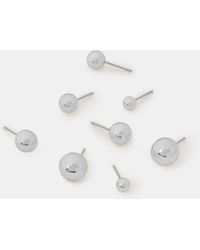 Accessorize - 8-Pack Ball Stud Earrings - Lyst