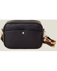 Accessorize - Women's Camera Bag With Webbing Strap Black - Lyst
