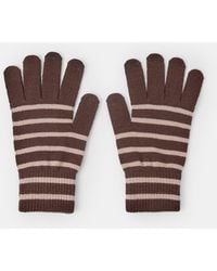 Accessorize - Stripe Stretch Touchscreen Gloves - Lyst