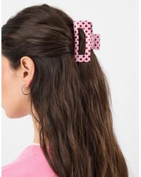 Accessorize - 2-Pack Polka Dot Claw Clips - Lyst