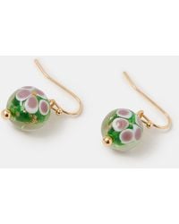 Accessorize - Glass Bead Drop Earring - Lyst