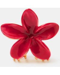 Accessorize - Tropical Flower Enamel Claw Clip - Lyst