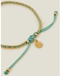 Accessorize - Women's 14ct Gold-plated Friendship Bracelet - Lyst