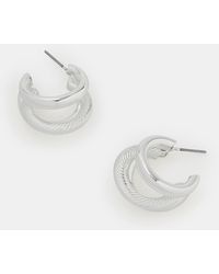 Accessorize - Triple Hoop Earrings - Lyst