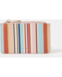 Accessorize - Stripe Card Holder - Lyst