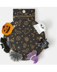Accessorize - 6-Pack Mini Halloween Claw Clips - Lyst