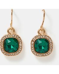 Accessorize - Mini Gemstone Drop Earrings - Lyst