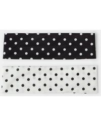 Accessorize - 2-Pack Polka Dot Bando Headbands - Lyst