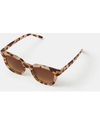 Accessorize - Tort Wayfarer Sunglasses - Lyst