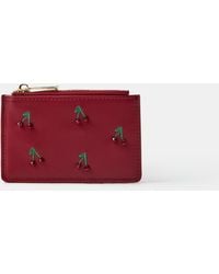 Accessorize - Beaded Cherry Card Holder - Lyst