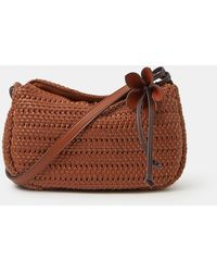 Accessorize - Woven Crossbody Bag - Lyst