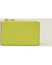 Accessorize - Classic Card Holder Green - Lyst