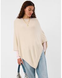 Accessorize - Knit Poncho - Lyst