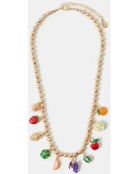 Accessorize - Fruit Salad Charm Necklace - Lyst