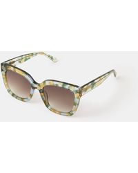 Accessorize - Acetate Oversized Square Sunglasses - Lyst