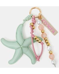 Accessorize - Starfish Bead Bag Charm - Lyst