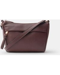 Accessorize - Zip Front Crossbody Bag - Lyst