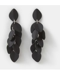 Accessorize - Willow Leaf Drop Earrings - Lyst