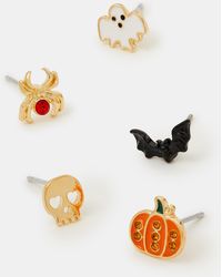 Accessorize - 5-Pack Halloween Stud Earrings - Lyst