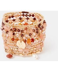 Accessorize - 11-Pack Beaded Stretch Bracelets - Lyst