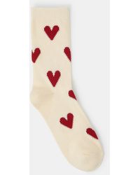 Accessorize - Heart Socks - Lyst