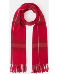 Accessorize - Check Print Blanket Scarf - Lyst