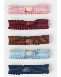 Accessorize - 5-Pack Ruffle Hair Bands - Lyst