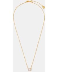 Accessorize - 14Ct-Plated Cubic Zirconia Pendant Necklace - Lyst