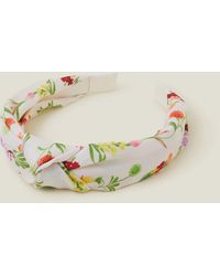 Accessorize - Women's White Floral Headband - Lyst