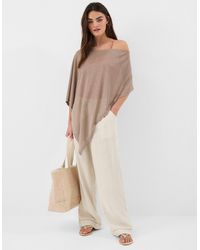 Accessorize - Shimmer Poncho - Lyst