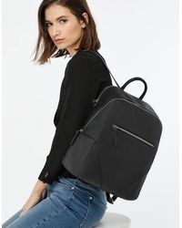 accessorize leather backpack