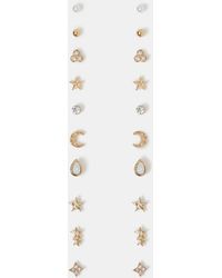 Accessorize - 10-Pack Celestial Stud Earrings - Lyst