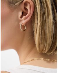 Accessorize - 3-Pack Diamanté Hoop Earrings - Lyst