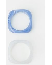 Accessorize - 2-Pack Resin Bangles - Lyst