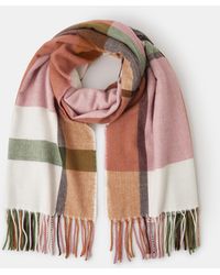 Accessorize - Check Print Blanket Scarf - Lyst