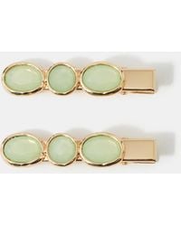 Accessorize - 2-Pack Gemstone Hair Clips - Lyst