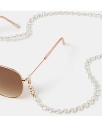 Accessorize - Pearl Heart Sunglasses Chain - Lyst
