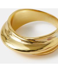 Accessorize - 14Ct-Plated Irregular Ridge Ring - Lyst