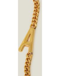 Accessorize - Women's 14ct Gold-plated East West Initial Bracelet Gold - Lyst