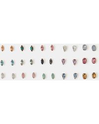 Accessorize - 15-Pack Gemstone Marquise Stud Earrings - Lyst