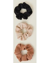 Accessorize - And Satin Scrunchie Set - Lyst