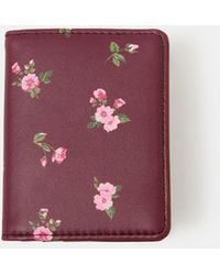 Accessorize - Floral Print Fold Card Holder - Lyst