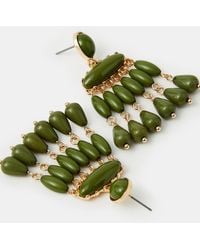 Accessorize - Beaded Chandelier Drop Earrings - Lyst