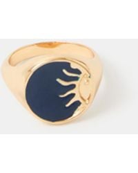 Accessorize - Sun Signet Ring - Lyst