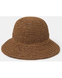 Accessorize - Woven Straw Bucket Hat - Lyst