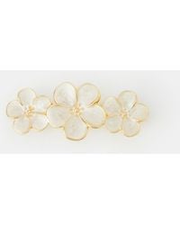Accessorize - Pearl Flower Hair Barrette Clip - Lyst