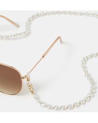 Accessorize - Pearl Heart Sunglasses Chain - Lyst