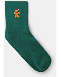 Accessorize - Christmas Gingerbread Shimmer Socks - Lyst