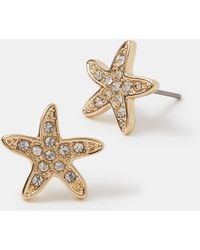 Accessorize - Starfish Stud Earrings - Lyst